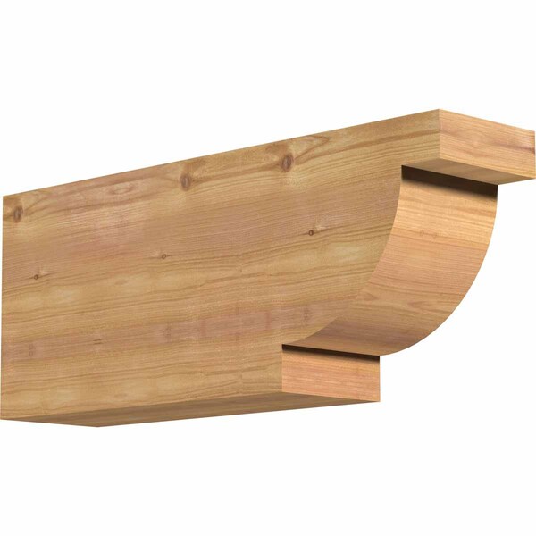 Ekena Millwork Alpine Smooth Rafter Tail, Western Red Cedar, 5 1/2"W x 10"H x 24"L RFT06X10X24ALP00SWR - main